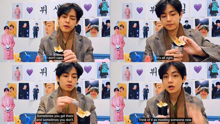 V BTS Bodo Amat Jerawatan