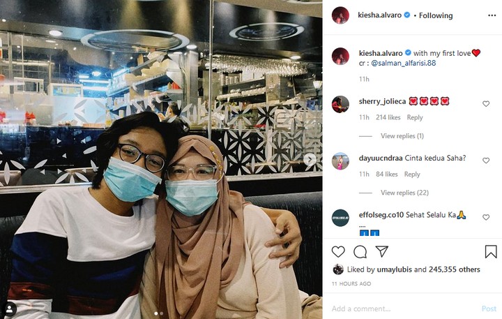 Kiesha Alvaro dan Cinta Pertamanya