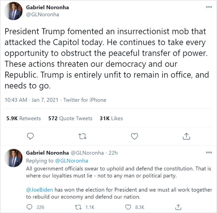 Pejabat AS Ini Dipecat Trump Usai Komentari Kerusuhan di Capitol