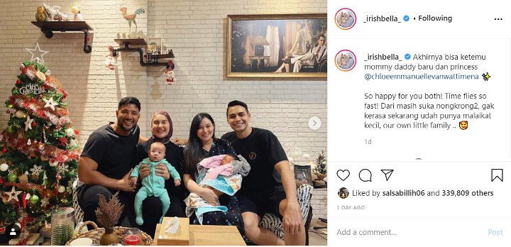 Anak Irish Bella dan Asmirandah Akhirnya Ketemuan, Kaki Panjang Baby Air Jadi Sorotan