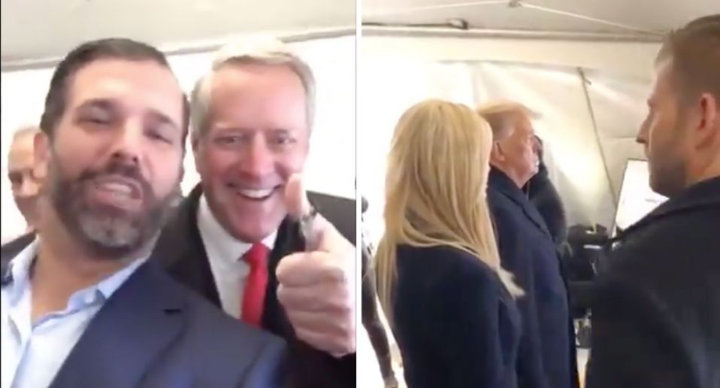 Beredar Video Keluarga Trump Gelar Pesta Sebelum Kerusuhan di Capitol Terjadi