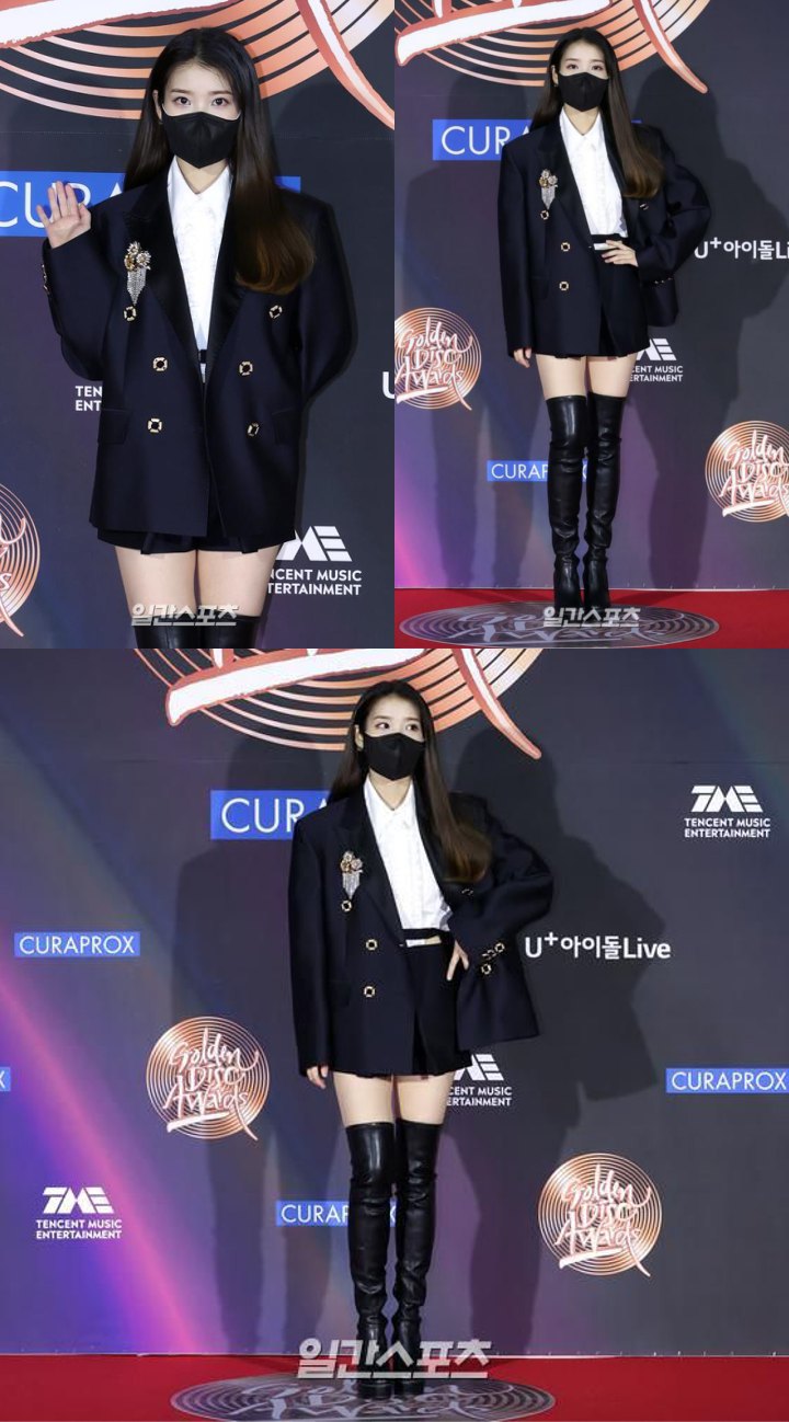GDA 2021: Bukan Gaun, Gaya Busana IU di Red Carpet Ini Jadi Perhatian