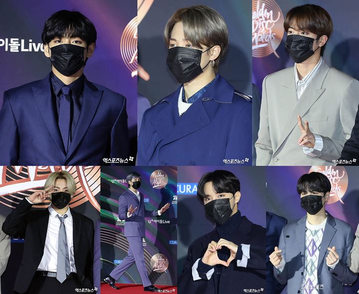 GDA 2021: Coordi Dikritik, Kegantengan BTS di Red Carpet Tetap Tuai Decak Kagum