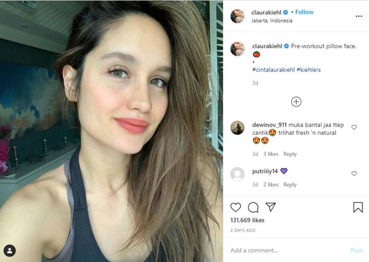 Kecantikan Cinta Laura Saat Baru Bangun Tidur Pamer \'Muka Bantal\' Jadi Sorotan