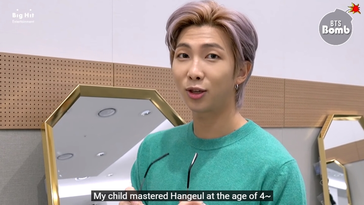 RM BTS Guyon Punya Anak Cerdas, Penggemar Keburu Jantungan