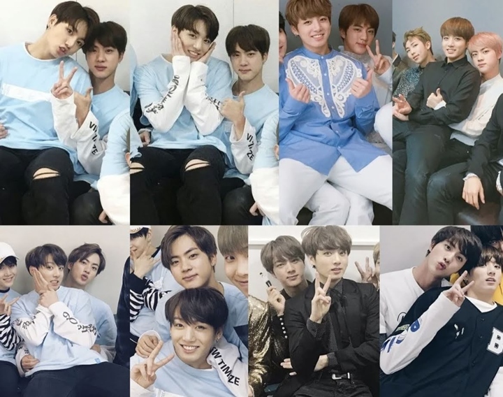 Jin dan Jungkook BTS Saling Sayang Meski Sering Berantem Geje, Ini Buktinya