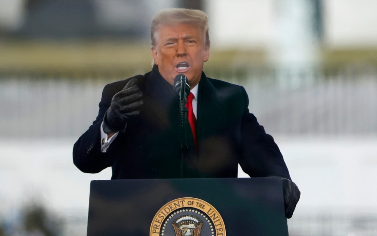 Trump Bantah Pidatonya Picu Kerusuhan di Capitol
