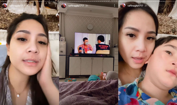 Nagita Slavina Tegang Lihat Raffi Ahmad Divaksin Covid-19, Terus