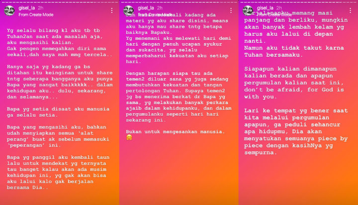 Gisella Anastasia Makin Religius Saat Hadapi Kasus Video Syur, Ternyata Ini Alasannya