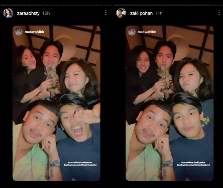 Cantik Berambut Pendek, Adhisty Zara Makin Mesra dengan Pacar Tampan di Foto Ini