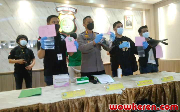 Polisi Beber Kronologi Suami Nindy Terjerat Narkoba dan Kepemilikan Senjata Api