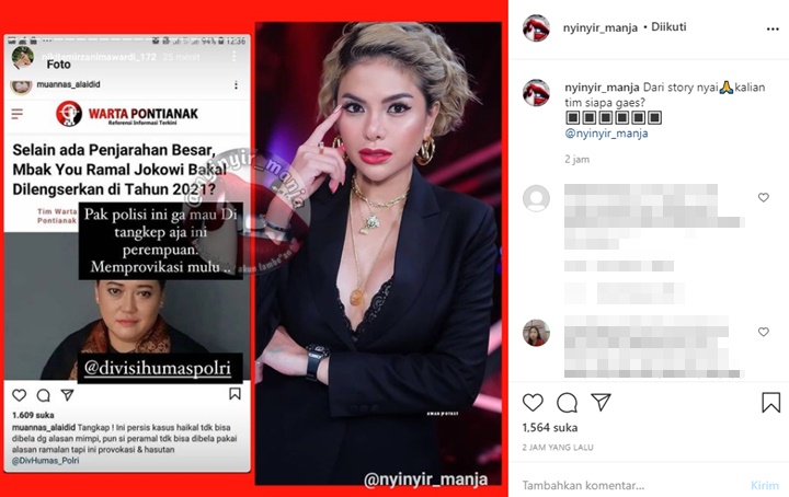 Nikita Mirzani Minta Polisi Tangkap Mbak You Karena Dinilai Memprovokasi