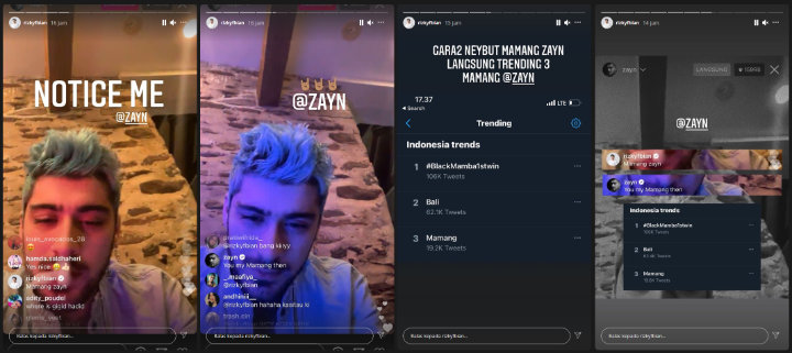 Reaksi Zayn Malik Dipanggil Rizky Febian \'Mamang\' Bikin Heboh Hingga Jadi Trending