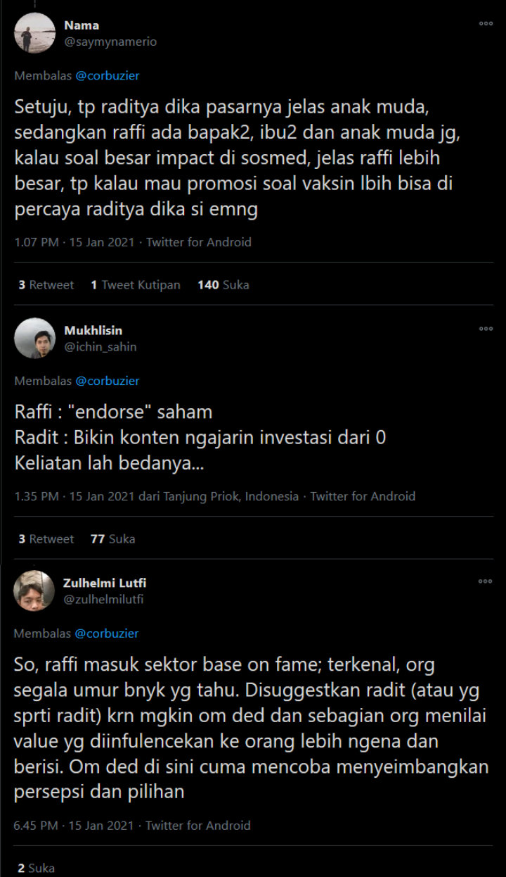 Disinggung Deddy Corbizier, Popularitas Raditya Dika Dan Raffi Ahmad Jadi Perbincangan