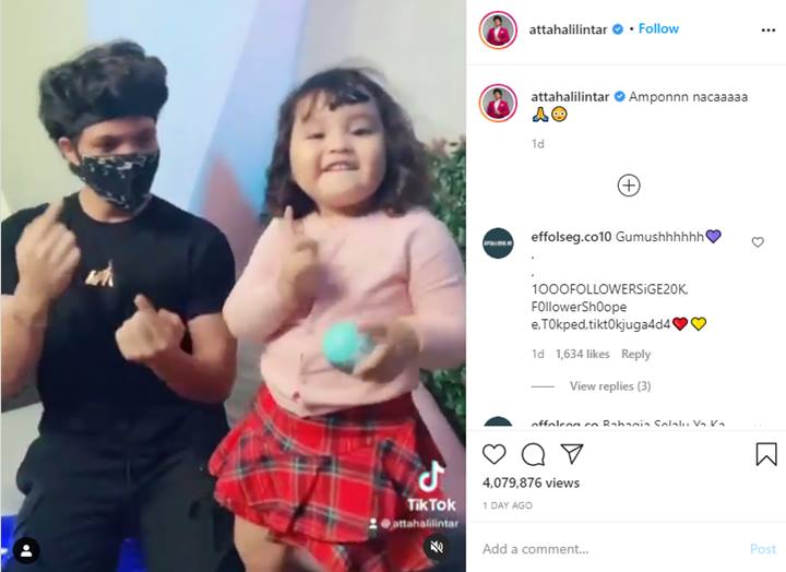 Atta Halilintar Syok Lihat Naca Bocah Viral Asyik Goyang TikTok, Malah Sukses Bikin Gemas