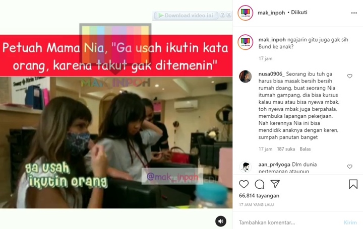 Begini Cara Nia Ramadhani Atasi Kekhawatiran Putri Sulungnya Yang Takut Tak Punya Teman
