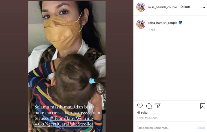 Raisa Ngaku Gak Ngerti Cara Pakai Stroller, Aksi Hamish Daud ini Bikin Baper!