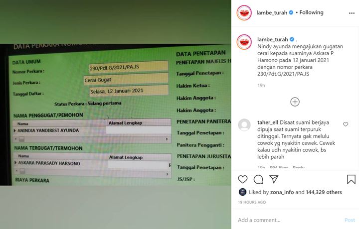 Adik Indah Permatasari Nangis Usai Kakak Nikah. Penyebab Nindy Ayunda Gugat Cerai Suami - Topik Pagi