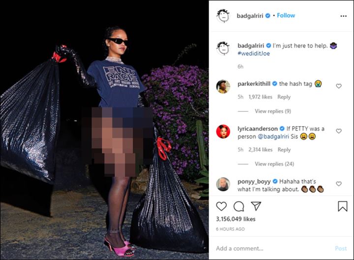 Cara unik Rihanna rayakan pelantikan Biden