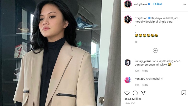 Rizky Febian Cantik Banget di Foto Ini Bikin Kaget, Netter Berebut Pilihkan Nama