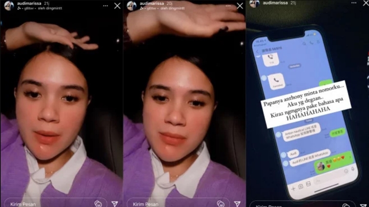 Tak Pernah Bertemu, Audi Marissa Bingung Tiba-Tiba Dapat Chat Dari Ayah Mertuanya