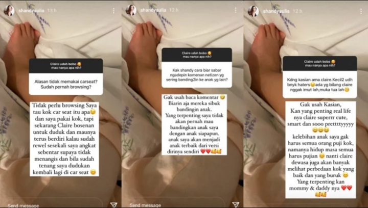 Shandy Aulia Beber Alasan Ini Saat Ditegur Karena Anaknya Berdiri Di Dalam Mobil