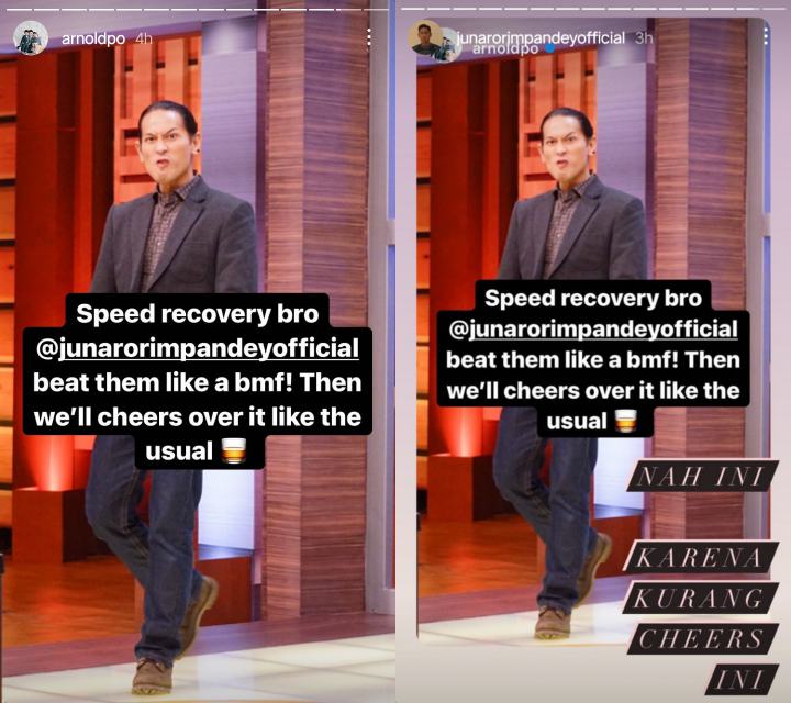 Chef Arnold Doakan Chef Juna yang Dinyatakan Positif Covid-19, Pamer Foto Kocak Ini