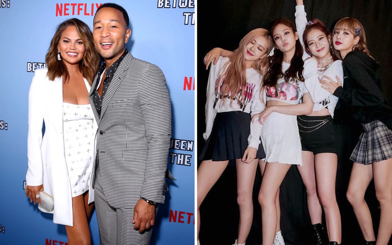 Rekam Putrinya Dengarkan 'Ice Cream', Chrissy Teigen Ajak BLACKPINK Kolaborasi Bareng John Legend