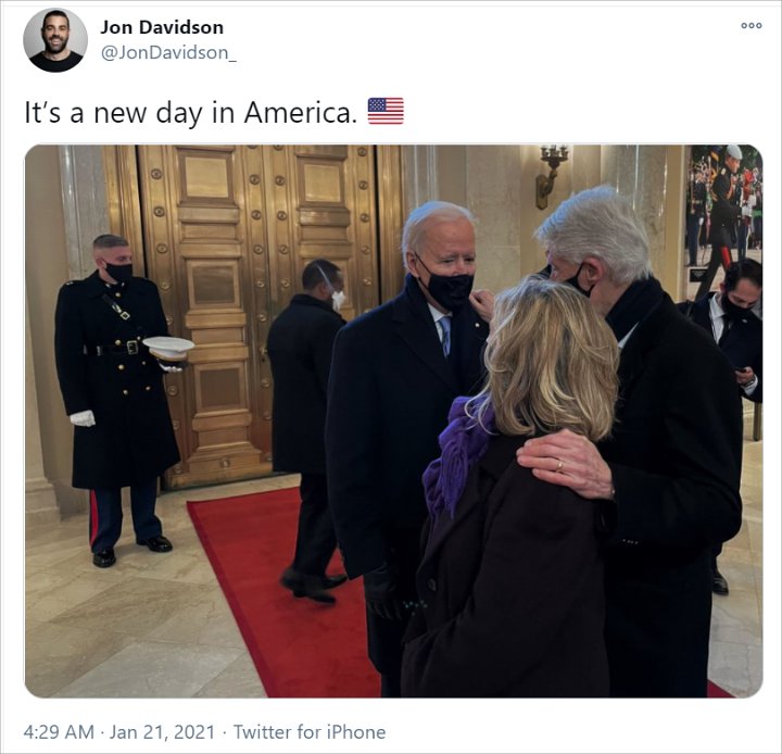 Harry muncul di hari pelantikan Biden