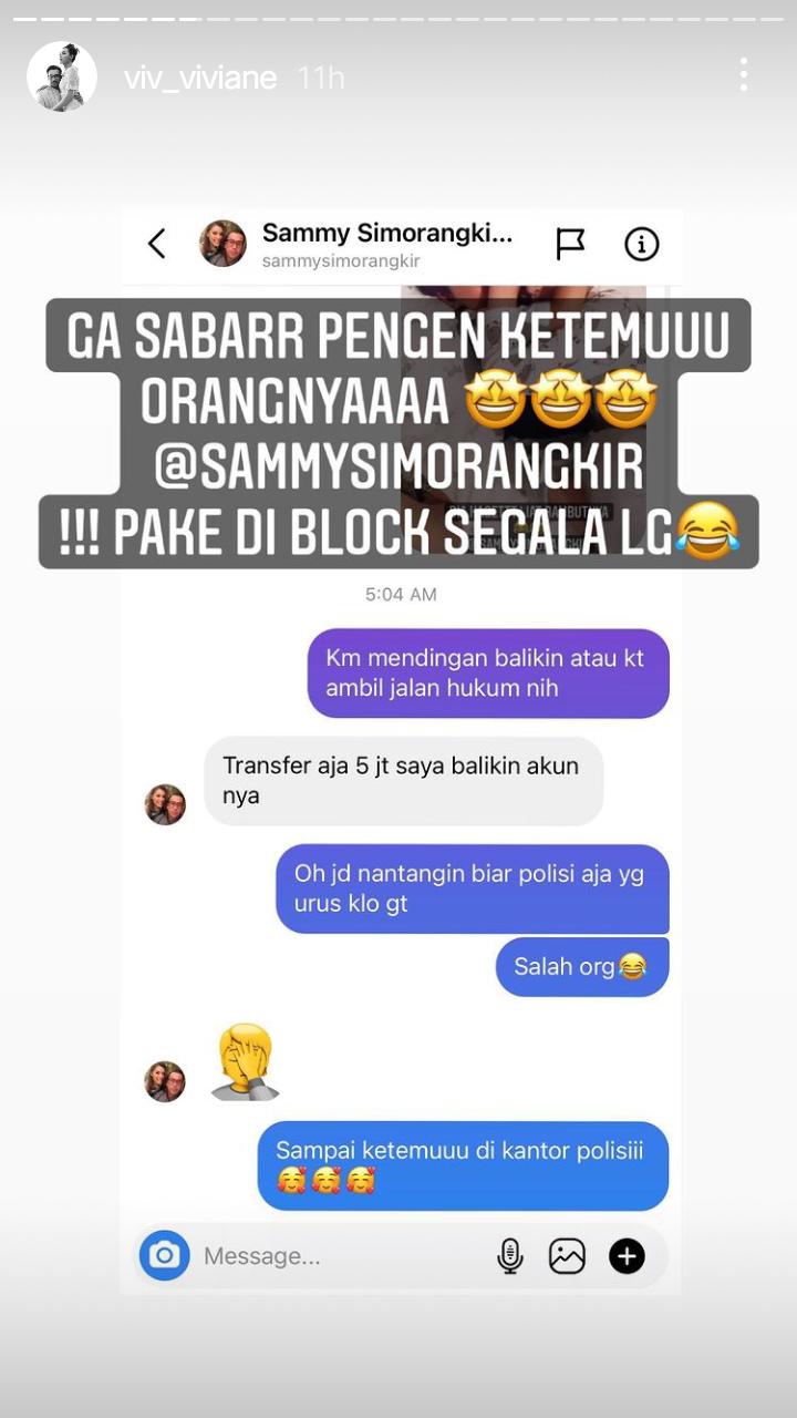 IG Sammy Simorangkir Kena Hack, Istri Ogah Beri Uang Tebusan dan Lebih Pilih Lakukan Ini