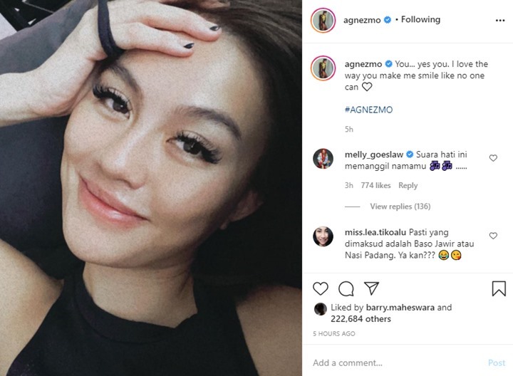 Agnez Mo Kasmaran, Komentar Melly Goeslaw \'Nyanyikan\' Lagu NOAH Bikin Geger