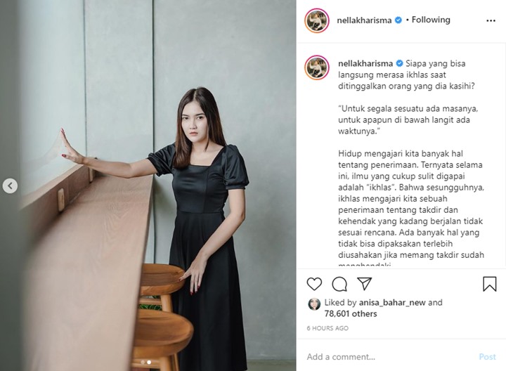 Nella Kharisma Bicara Soal Keikhlasan Usai Sang Ayah Meninggal Dunia