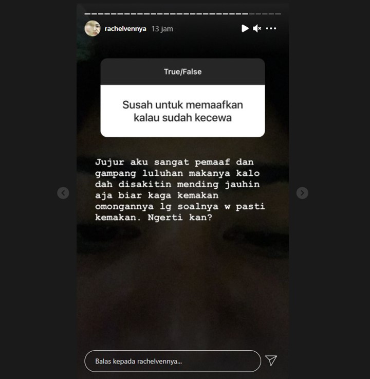Rachel Vennya Akui Mudah Memaafkan, Postingan ini Bukti Masih Akur dengan Suami?