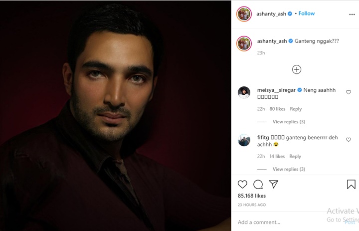 Ashanty Menjelma Jadi Cowok Bikin Kaget, Paras Tampan Maksimal Bikin Ambyar