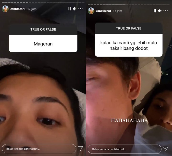 Canti Tachril Ngaku Gak Mageran Sejak Nikah dengan Adipati Dolken