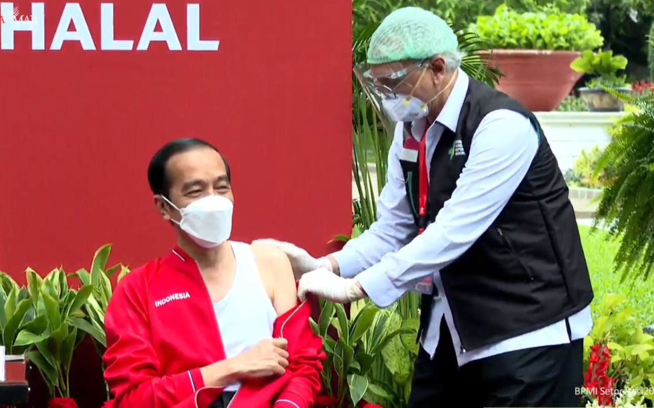 Jokowi Tuntas Jalani Vaksinasi Usai Terima Dosis Kedua, Ini Durasi Antibodi Terbentuk