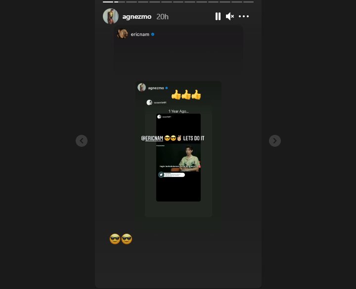 Interaksi Agnez Mo dan Eric Nam Kembali Bikin Heboh, Bakal Segera Kolaborasi?