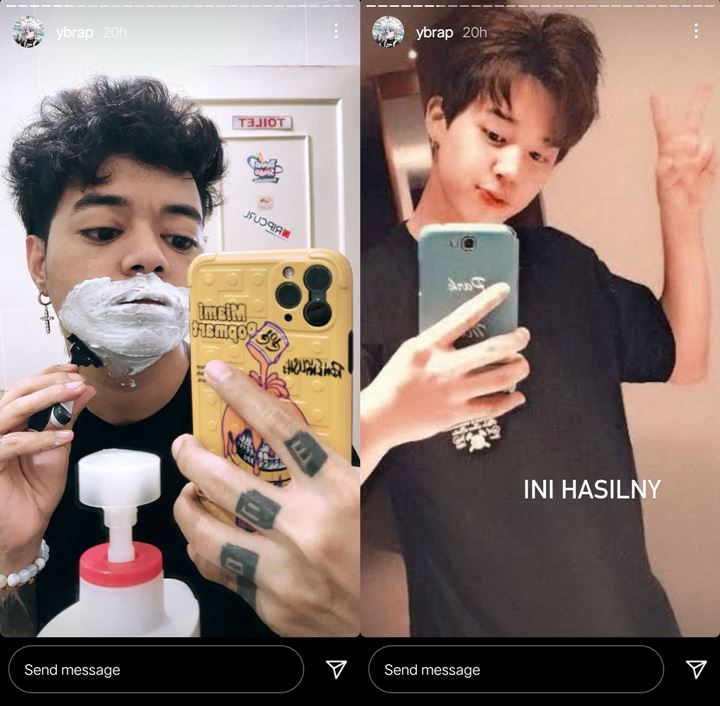 Reza Arap Pamer Potret Transformasi Jadi Jimin BTS, Hasilnya Imut Banget