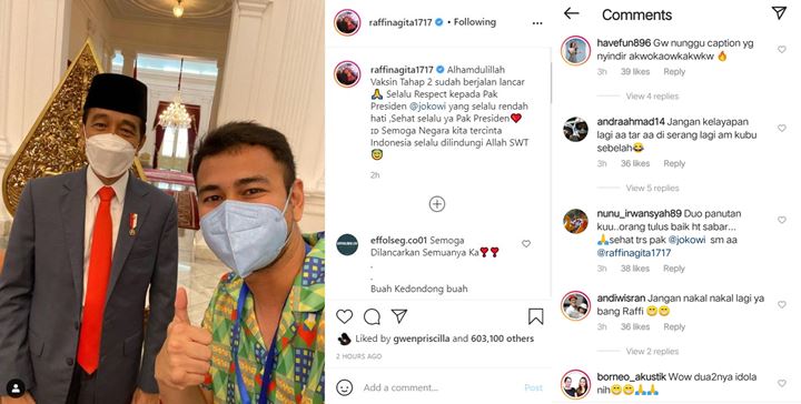 Usai Divaksin Tahap 2, Raffi Ahmad Dapat Peringatan Keras Agar Tak Nongkrong Dulu