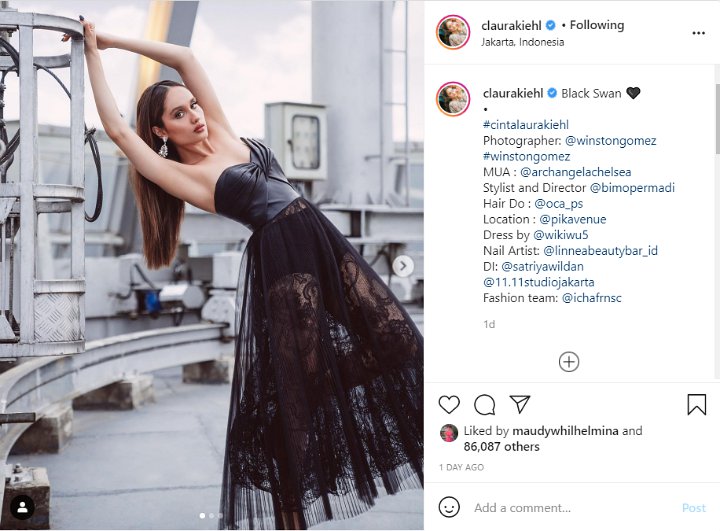 Secantik Bidadari, Pesona Cinta Laura Jadi Black Swan Pakai Dress Terawang Bikin Melongo