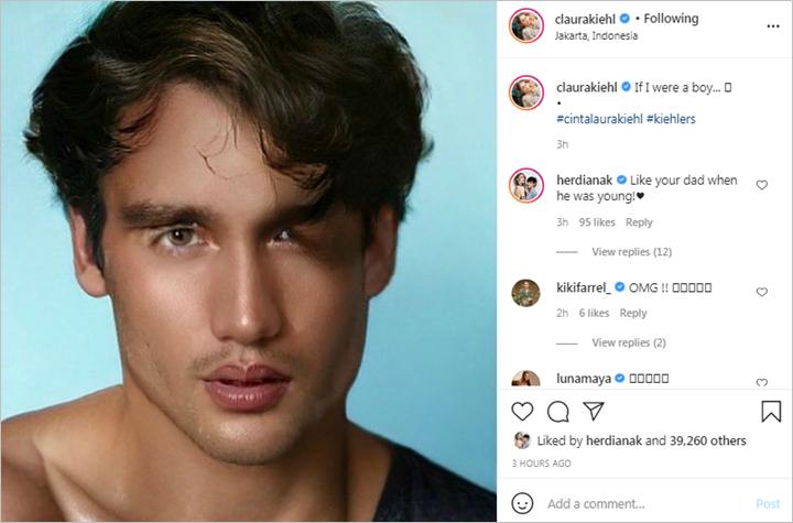 Cinta Laura Jadi Cowok