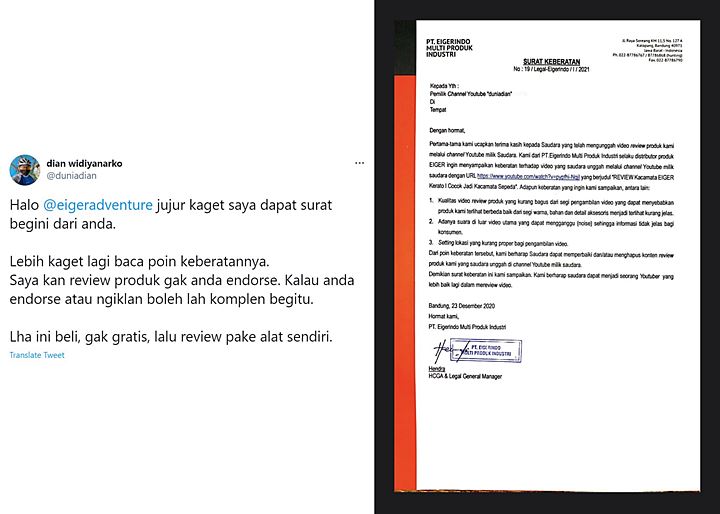 Surat Keberatan