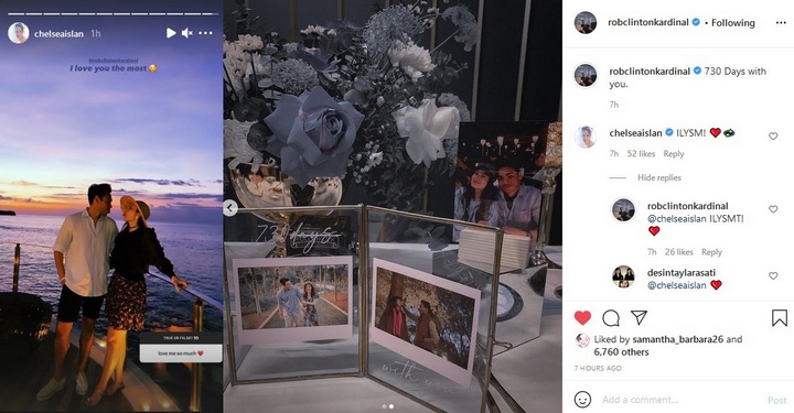 Chelsea Islan Rayakan Hari Jadian Dua Tahun
