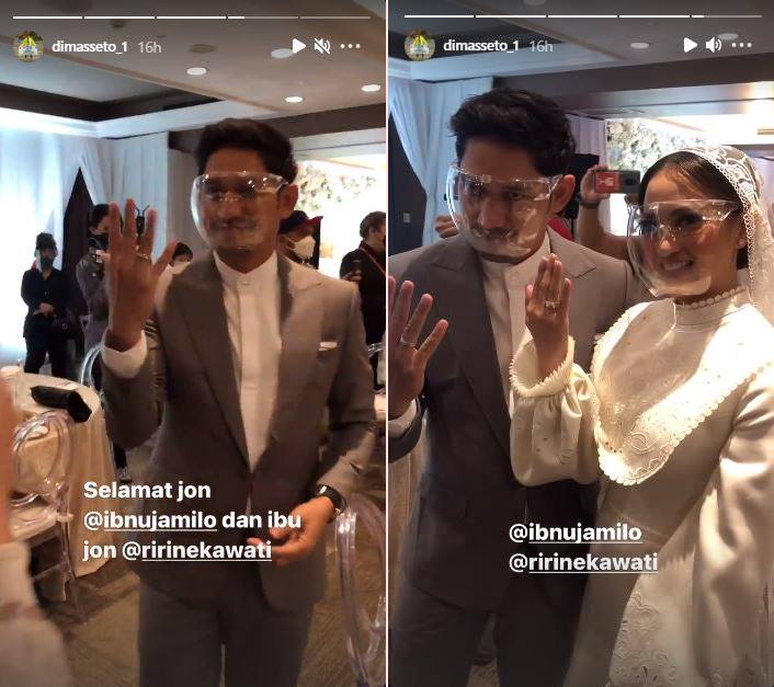 Pernikahan Terkuak, Ibnu Jamil dan Ririn Ekawati Pamer Cincin Kawin