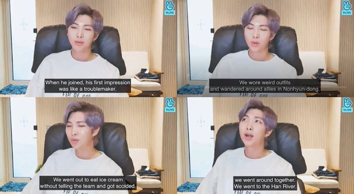 RM BTS Sempat Mengira V Pembuat Onar, Malah Langsung Akrab dan Lakukan Hal-Hal Ini