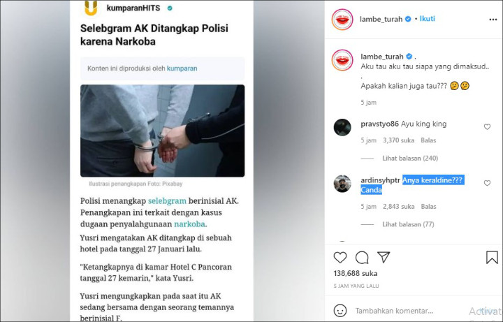 Selebgram Abdul Kadir \'D Kadoor\' Terciduk Kasus Narkoba, Netter Tanggapi Sinis