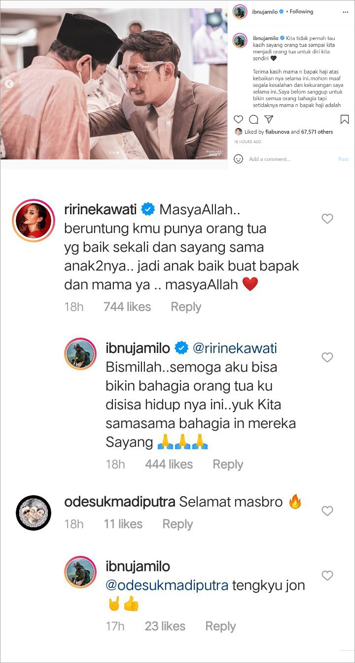 Momen Haru Ibnu Jamil Hapus Air Mata Sang Ayah di Hari Pernikahan, Reaksi Ririn Ekawati Disorot