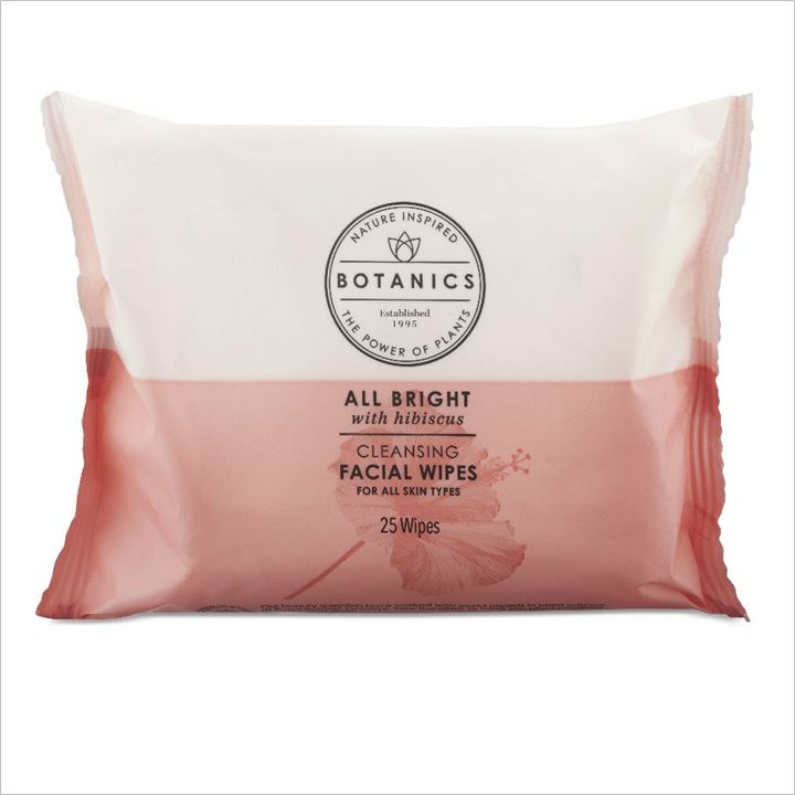 Botanics All Bright Biodegradable Cleansing Face Wipes