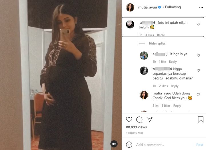 Kembali Dituding Hamil di Luar Nikah, Begini Reaksi Kalem Mutia Ayu