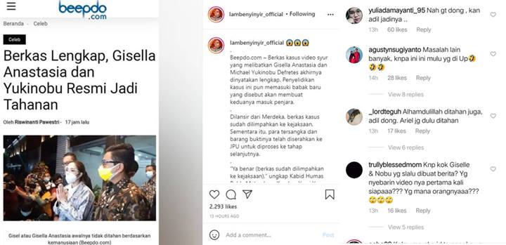 Babak Baru Kasus Video Syur Gisella Anastasia dan Nobu, Bakal Segera Ditahan?